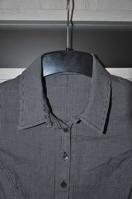 Koszula damska szara w drobną kratę Calvin Klein Jeans r. XS