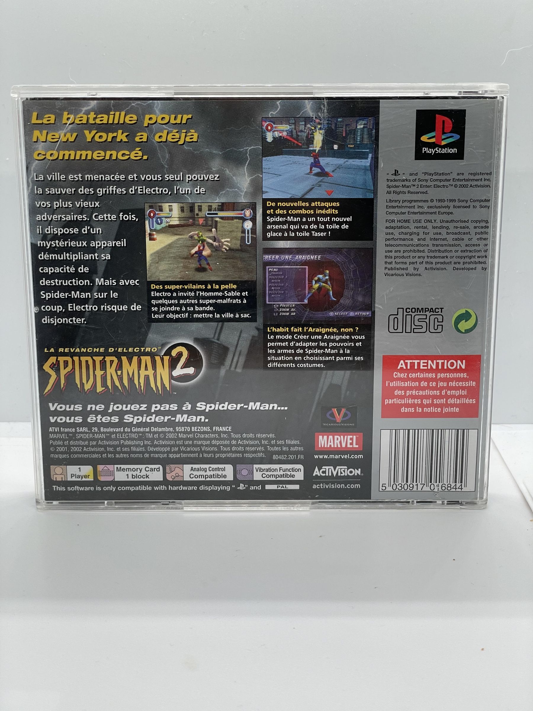 Spider-man 2 PS1 (FR) PSX