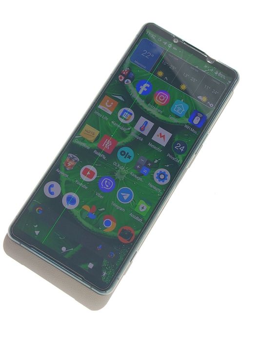 Sony Xperia 5 iii mark 3 зелена полоса