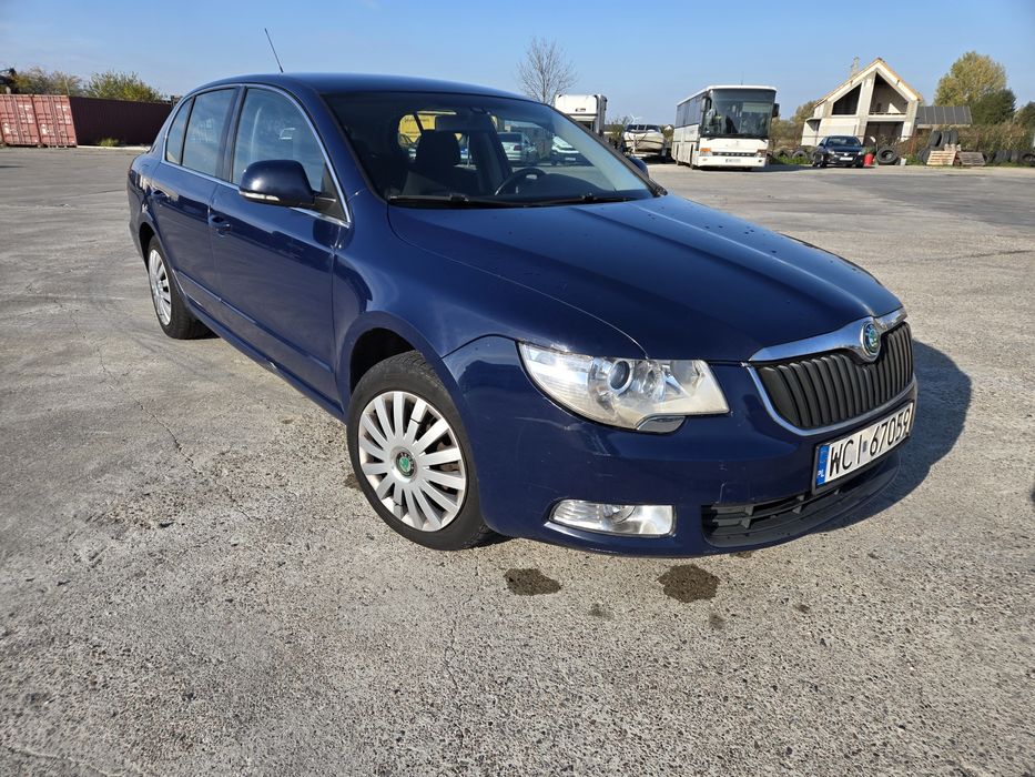 Skoda Superb 2.0 TDI 170KM Grzane fotele Klima Zimowe Opony