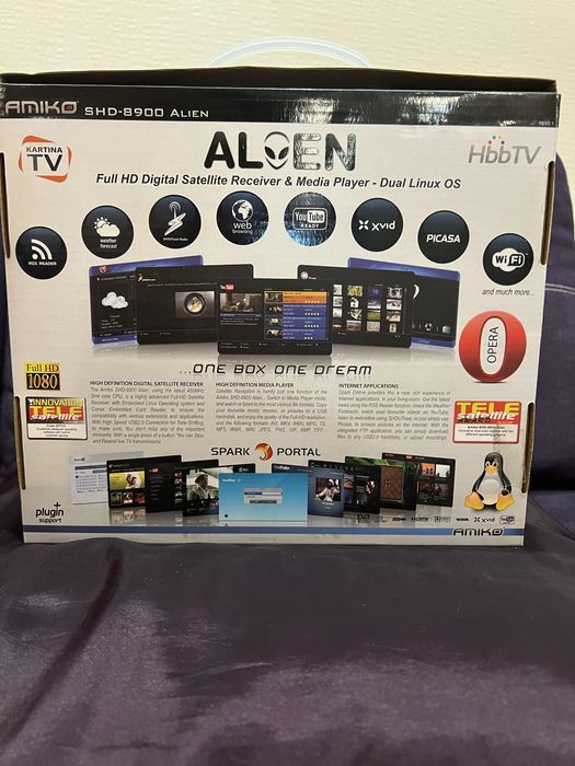 Amiko SHD-8900 Alien – спутниковый HD ресивер