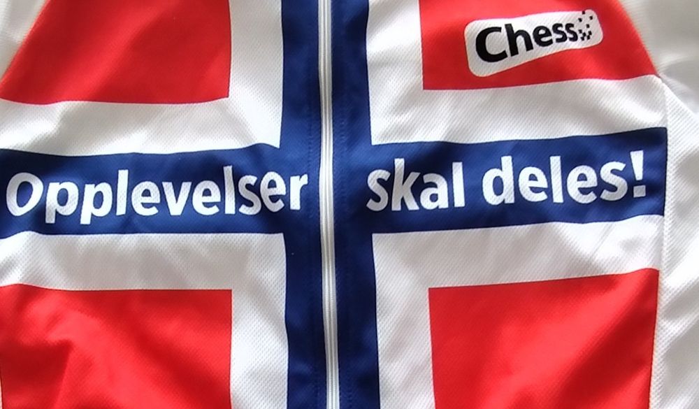 Koszulka kolarska CHESS Norwegia Materiał Flex