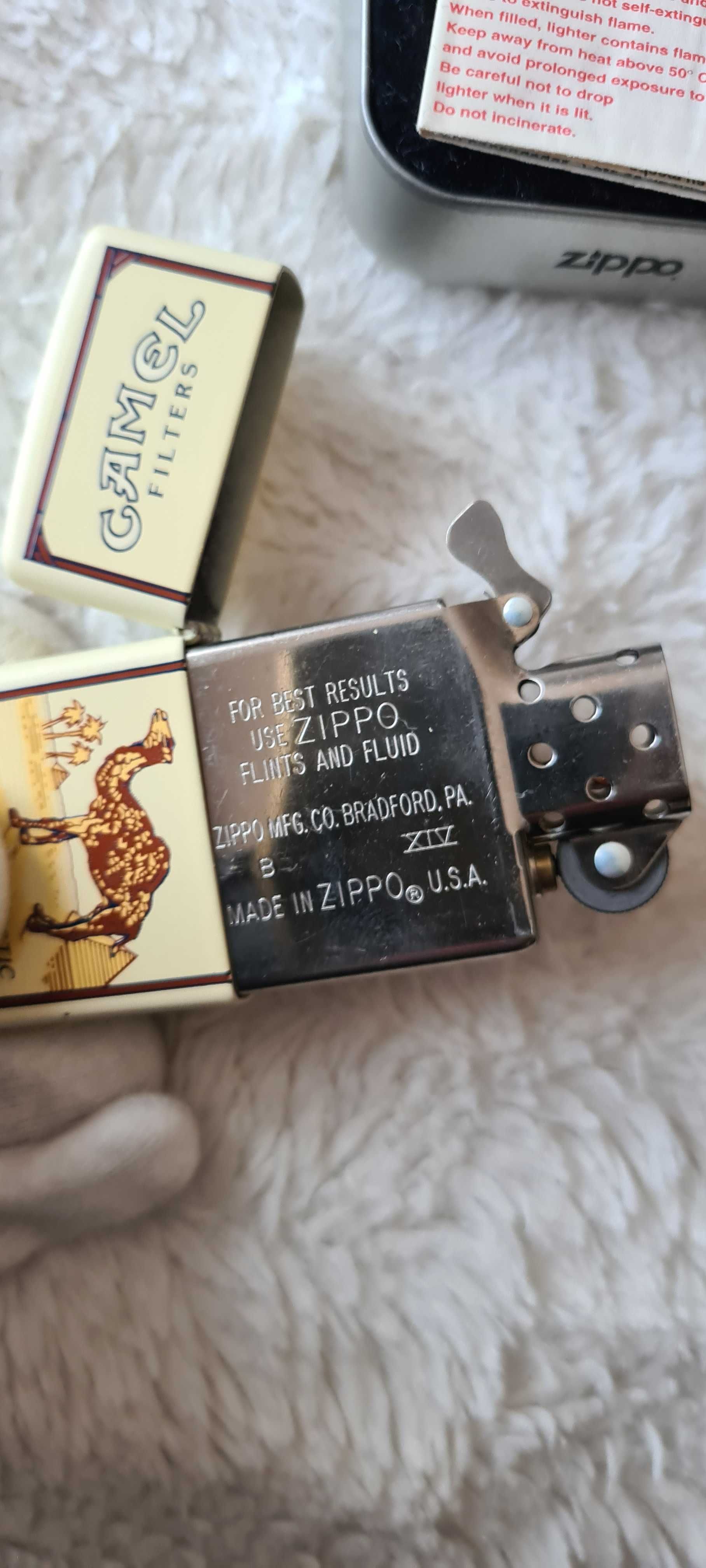 Zapalniczka Zippo CAMEL TURKISH & DOMESTIC Blend CREAMY Matte