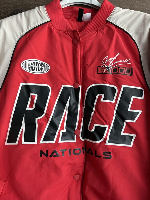 Czerwona kurtka H&M rozmiar S/M