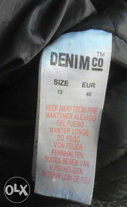Чорна коротка куртка "Denim Co" 46- 48р.