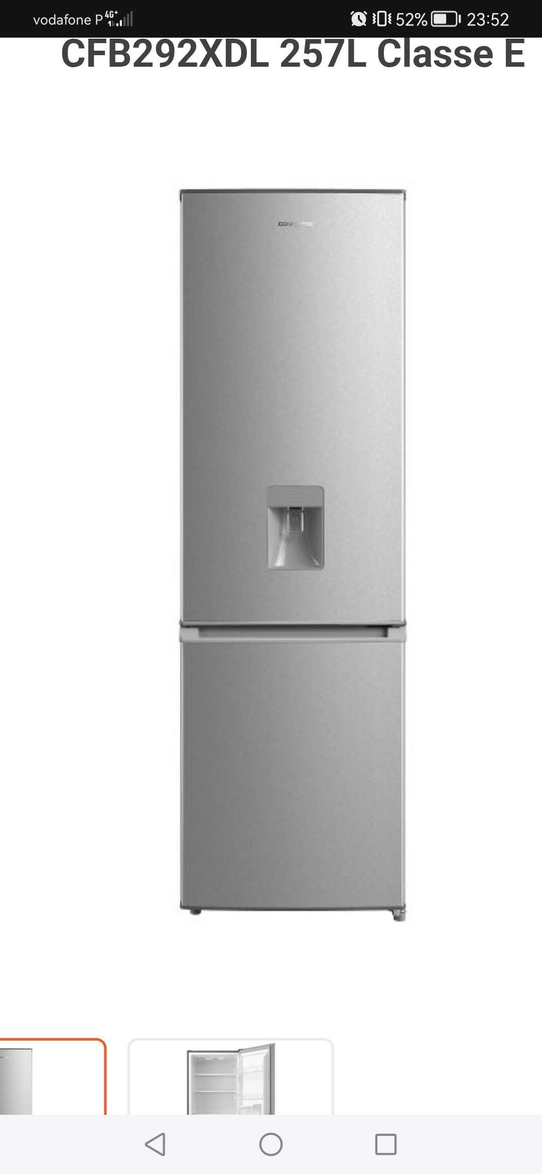Combinado confortec com dispensador de água