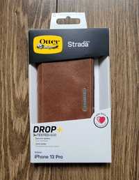 Etui OtterBox Strada do iPhone 13 Pro skórzane brązowe Otter NOWE