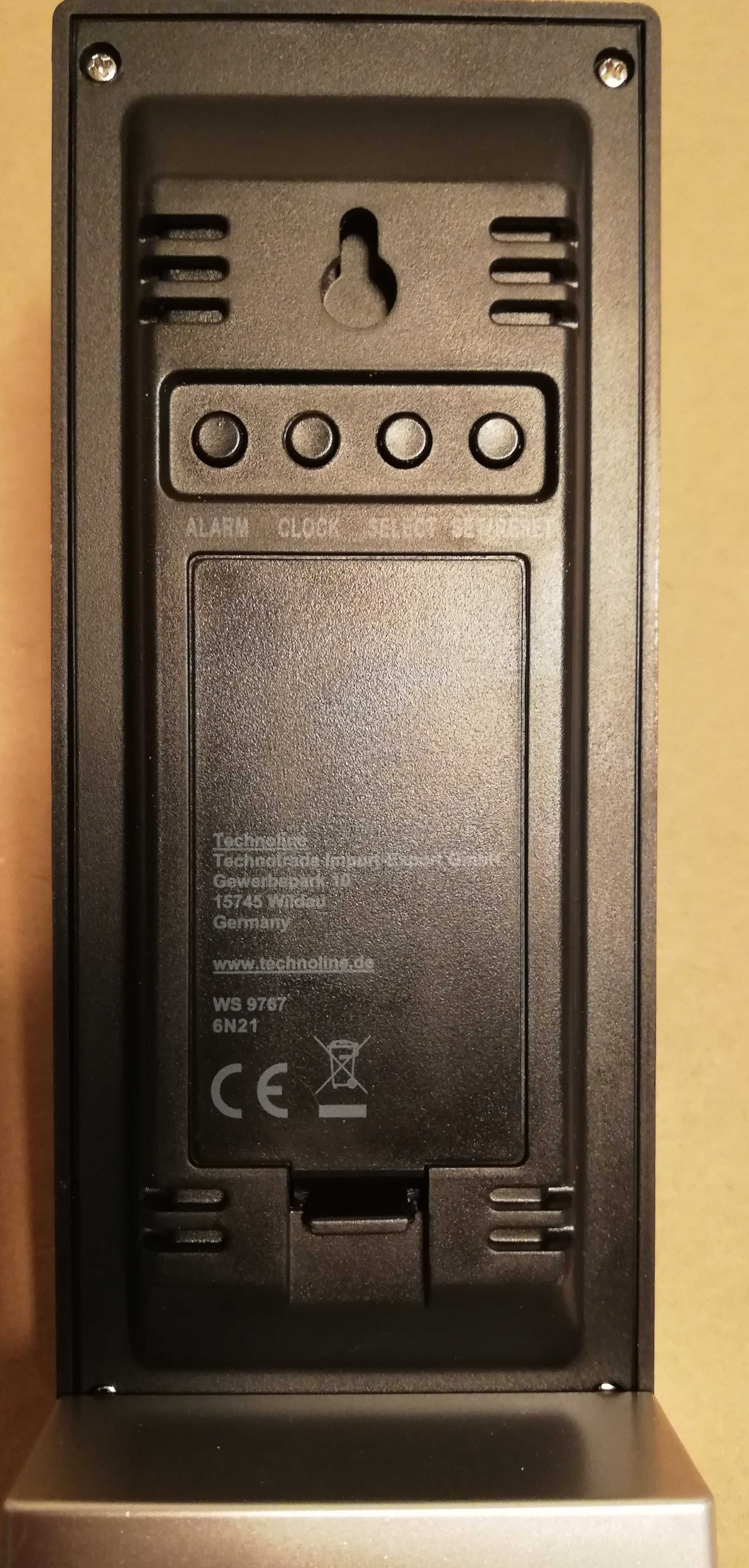 Cyfrowa stacja pogodowa Technoline WS 9767 czarna