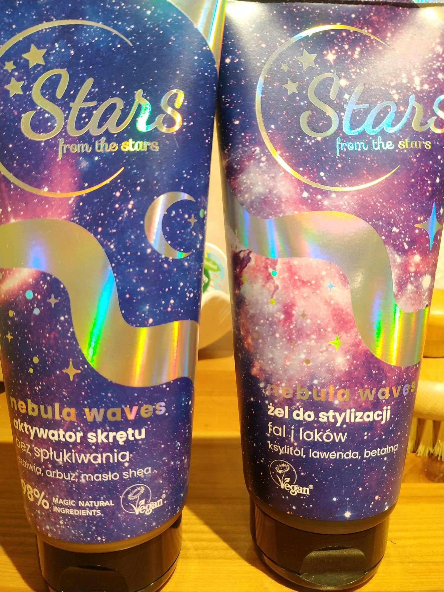 Nowe do fal i loków Nebula Stars from the stars