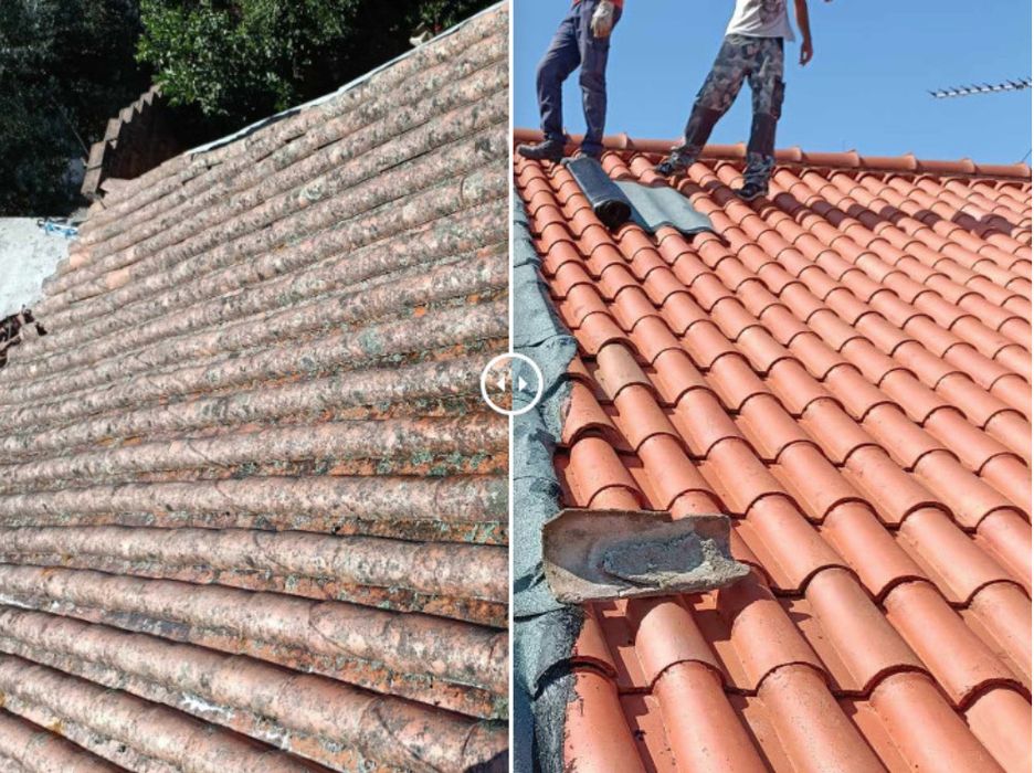 Impermeabilização de Terraços e Limpeza de Telhados.