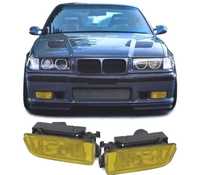 FARÓIS DE NEVOEIRO VIDRO AMARELO PARA BMW SERIE 3 E36 1990-1999