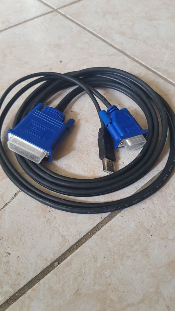 Kabel DVI-VGA-USB (2m)