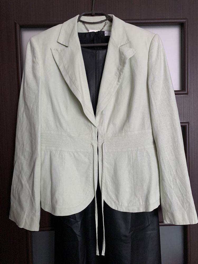 Льняний новий костюм, штани палаццо Marks&Spencer (12/46,S/М розмір)