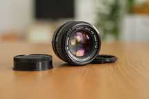 Canon new FD 50 1.4 + adaptador Fd - sony E