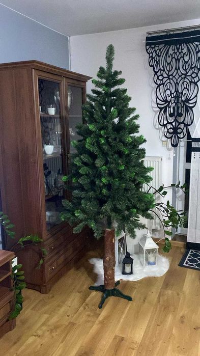 Choinka sztuczna NA PNIU PROMOCJA 2,2m stoisko polski producent OKAZJA