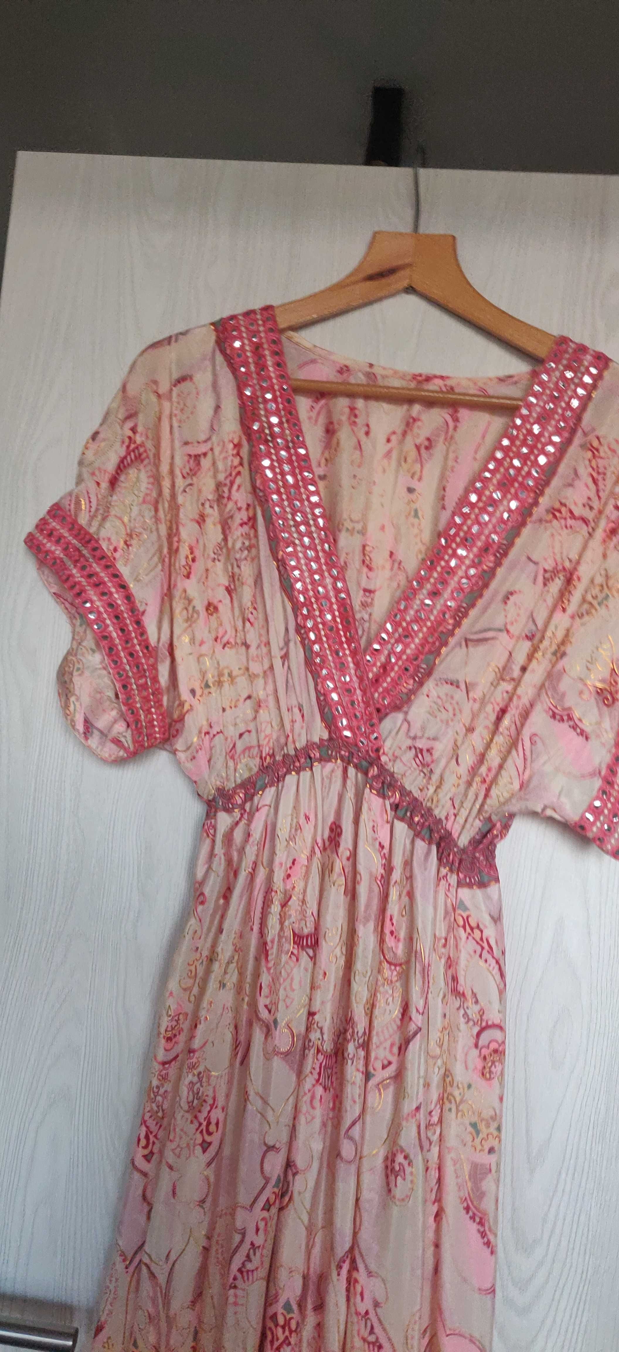 Sukienka r46-48 Boho kolory