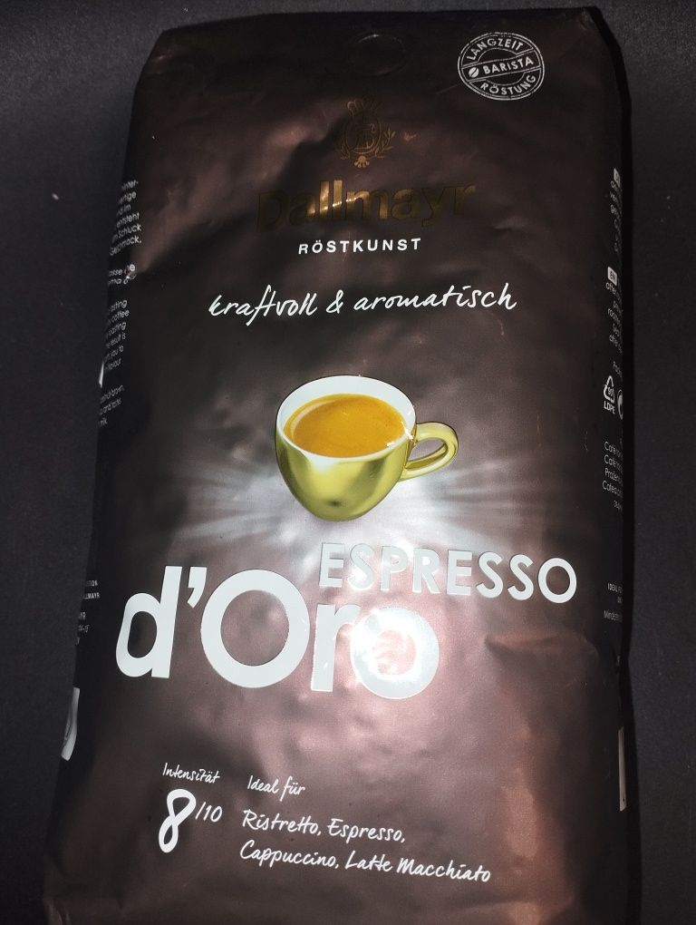 Dallmayr Espresso kawa ziarnista 1kg intens 8