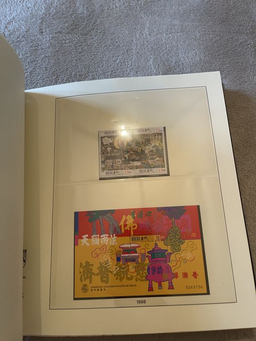 Coleçao de selos Macau