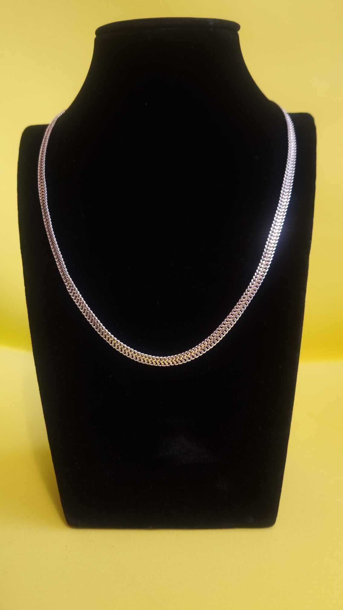 Srebrny naszyjnik łańcuszek damski p. 925 44cm 4mm 10,3g
