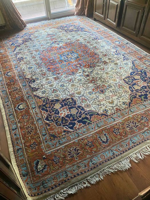 Tapete Persa Keshan 360 X 244 cm Autêntico