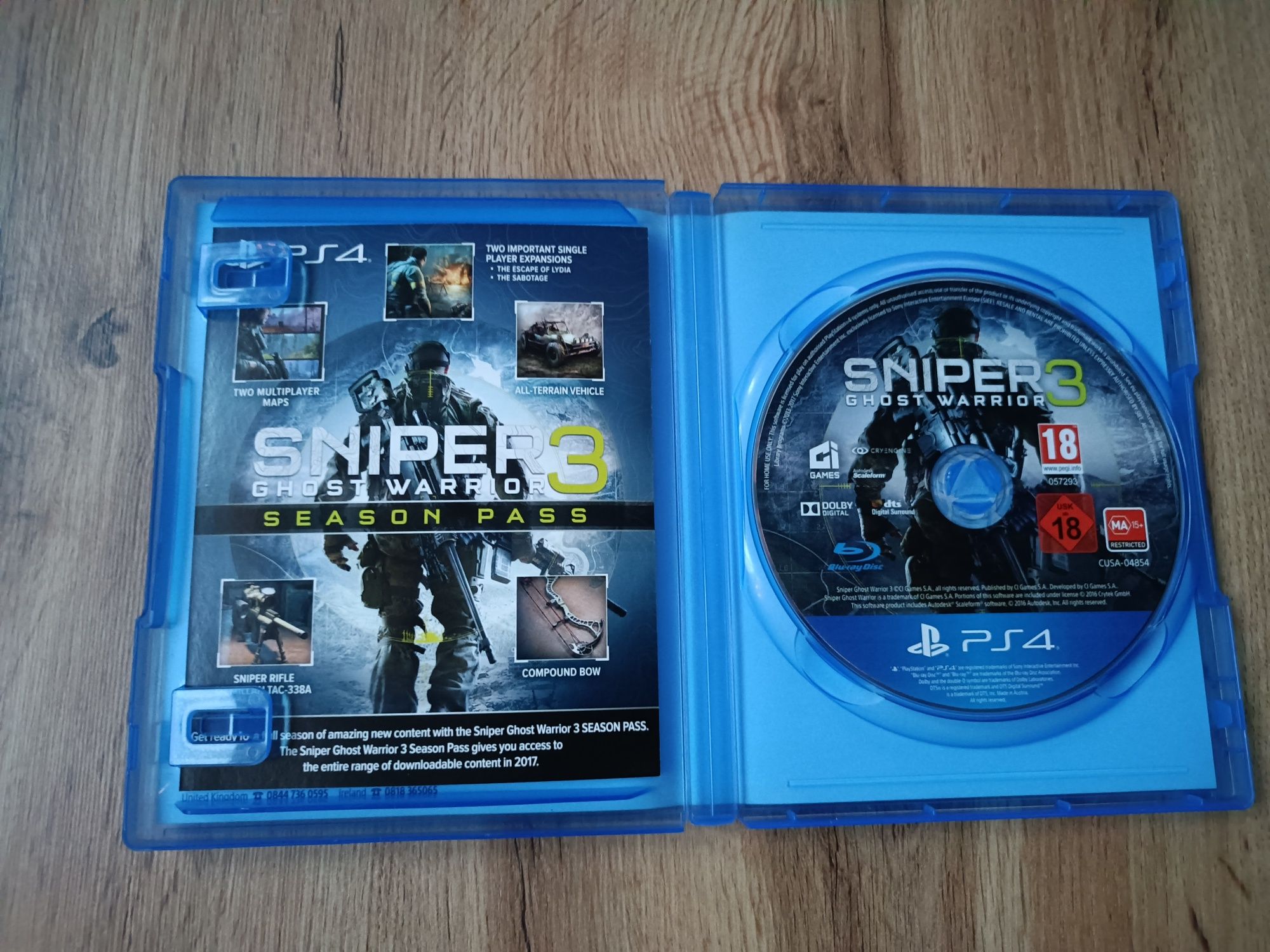 Sniper Ghost Warrior 3 PS4 (PL)