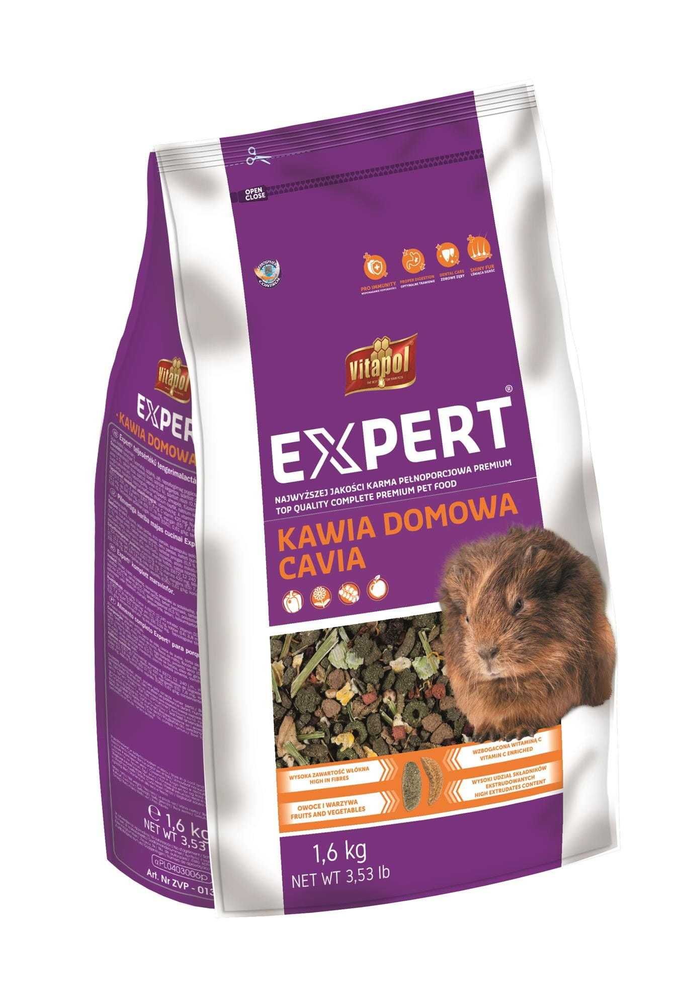 VITAPOL Expert karma pełnoporcjowa dla kawii domowej 1,6 Kg 2 szt.