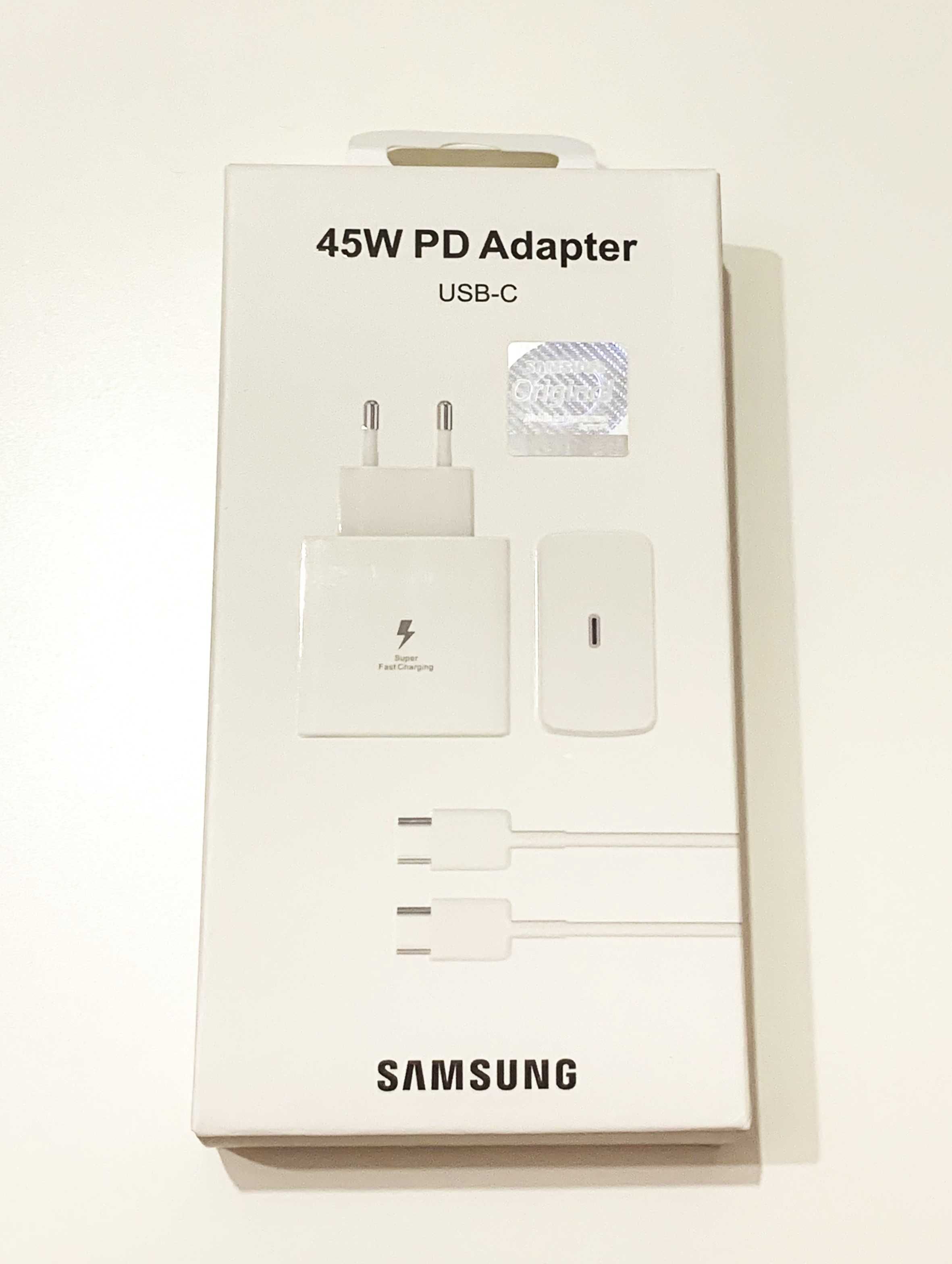 Zestaw Szybkiego Ładownia Samsunga Galaxy Kostka Ładowarka Kabel USBC