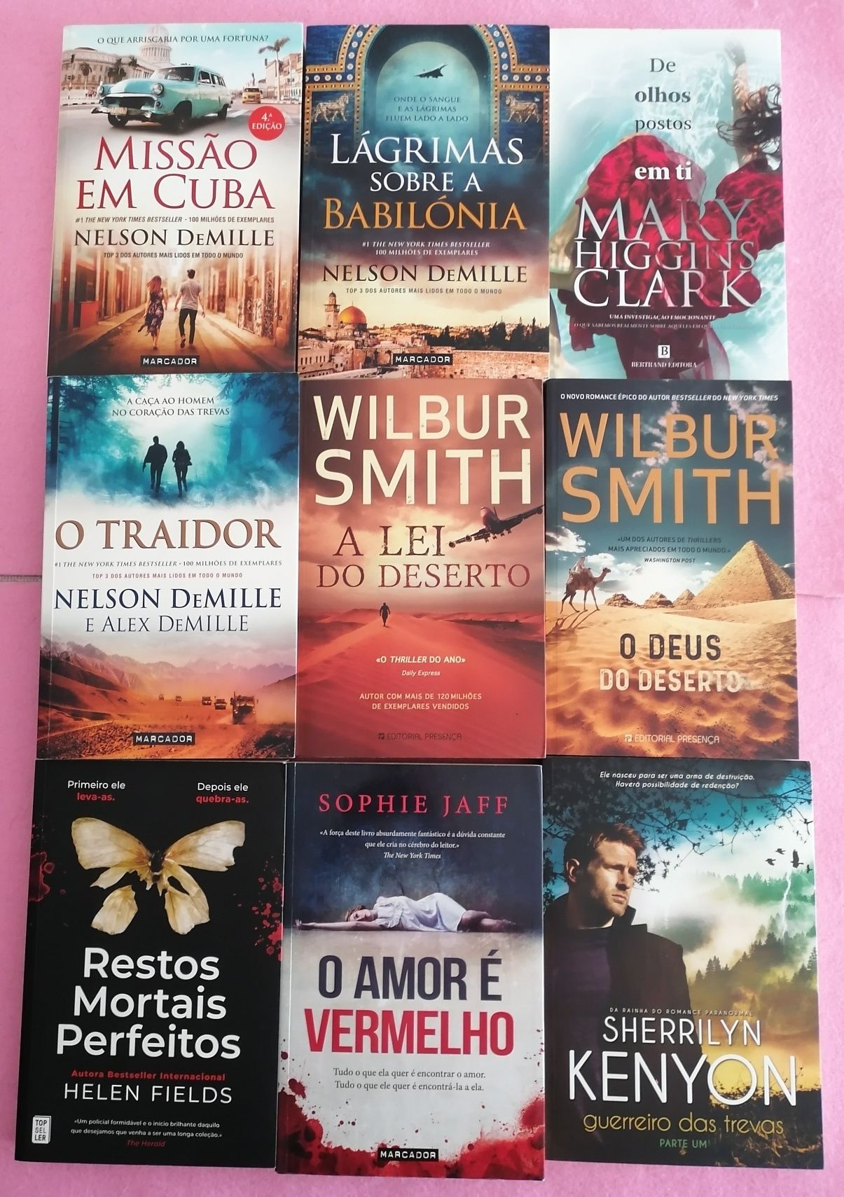 72 Thrillers/policiais NOVOS desde 4,90€-PORTES GRÁTIS (ler descrição)