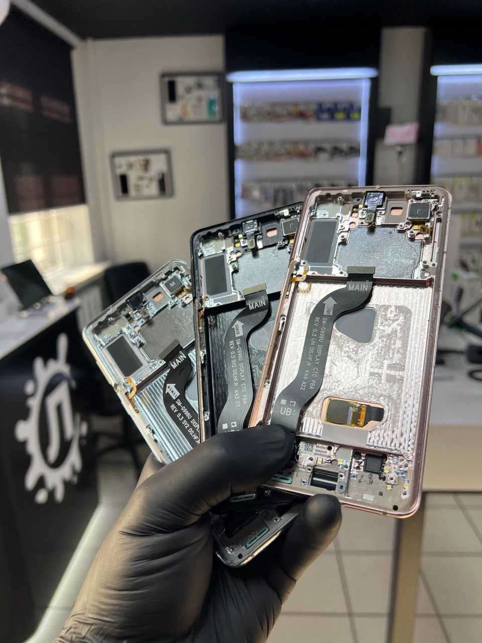 Дисплей (модуль) оригінал Samsung S21FE/S21/S21+/S21U (деталі в описі)