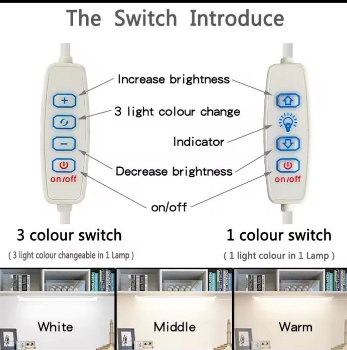 Светильник сенсорный с пультом,лампа