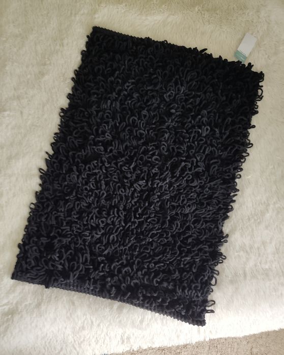 Килимок килим коврик чорний 60х90 см