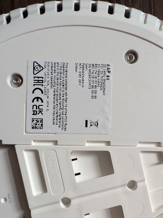 Точка доступу Mikrotik cAP AX cAPGi-5HaxD2HaxD