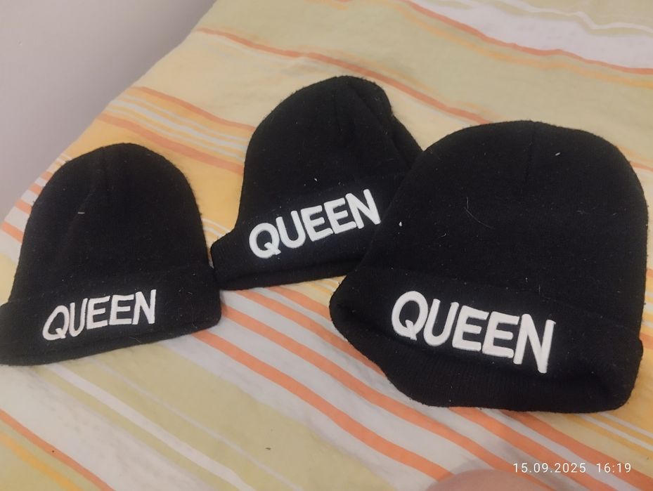 Czapka jesień zima 3szt