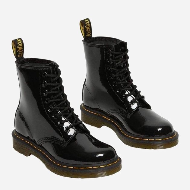 Dr martens 1460 лакованые ботинки берцы унисекс