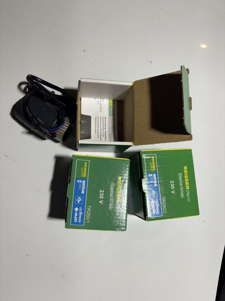 Siłowniki elektryczne do podlogówki