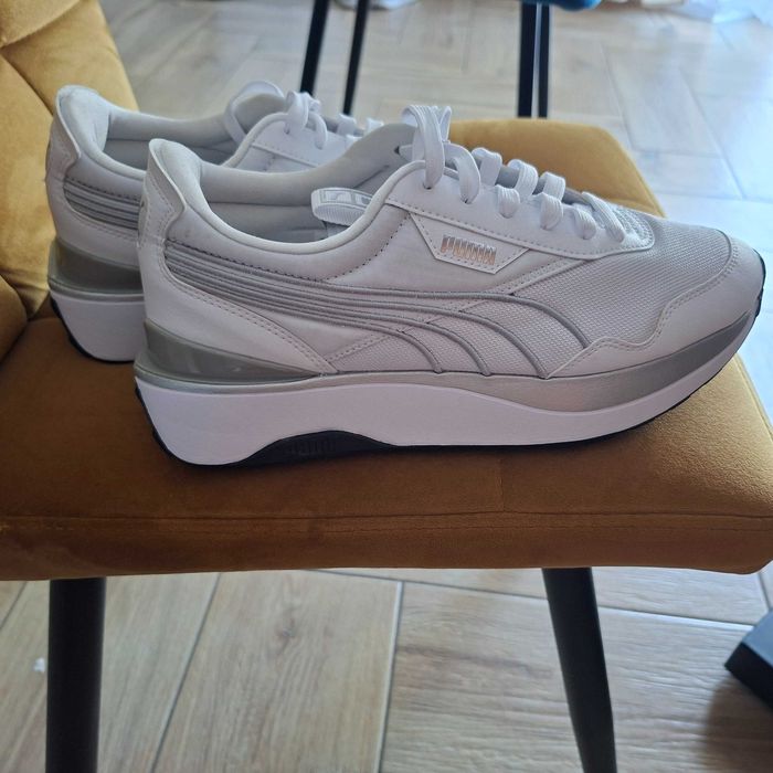 PUMA Cruise Rider r 41 Metaliczno-białe Buty sportowe damskie Jak nowe