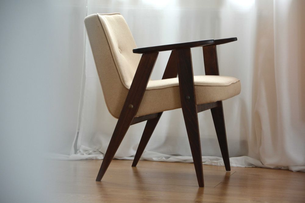 Fotel Chierowski 366 prl po renowacji 2szt