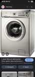 Pralka electrolux  6 kg srebrna