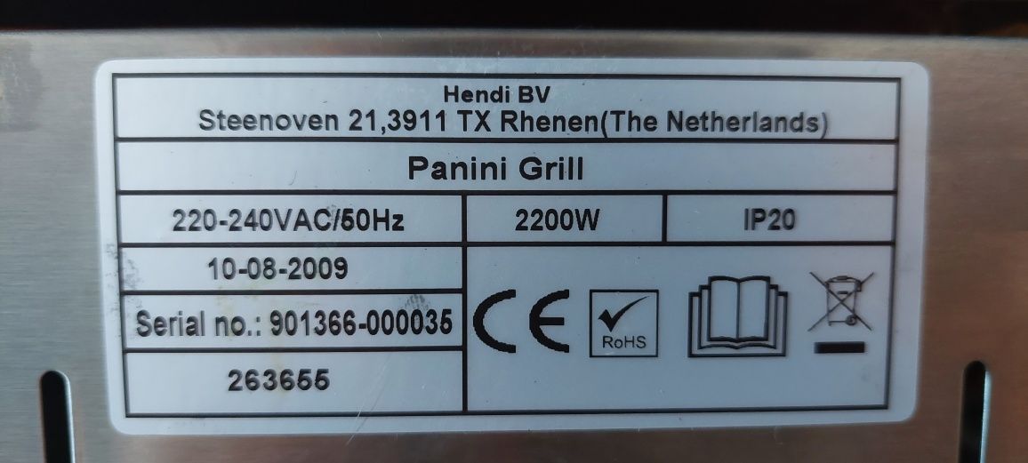 Grill Kontaktowy Hendi