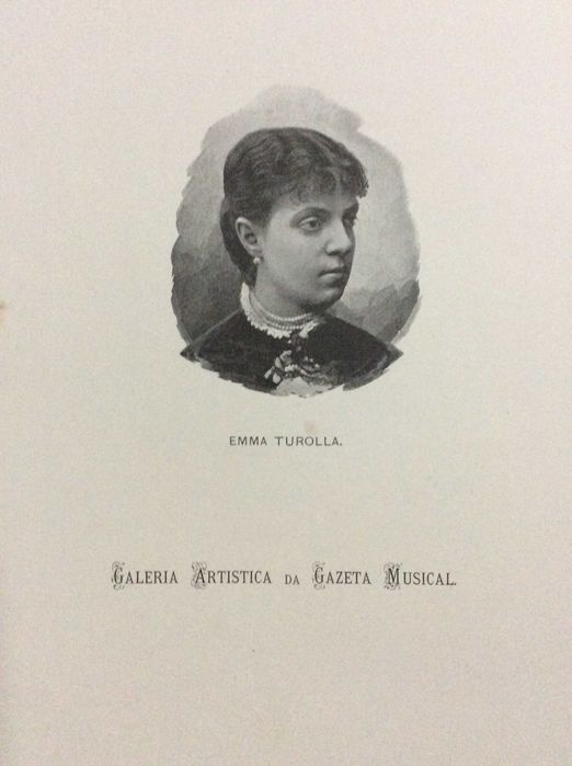 Galeria artistica da gazeta musical. Litograf. do século  XIX. Lote 1