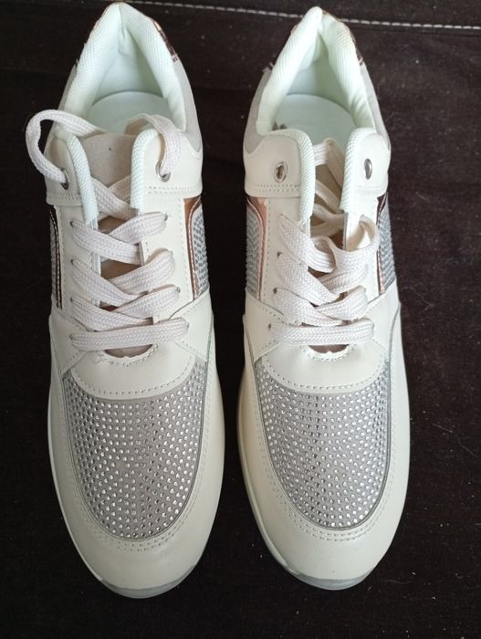 Buty adidasy kryształki cekiny