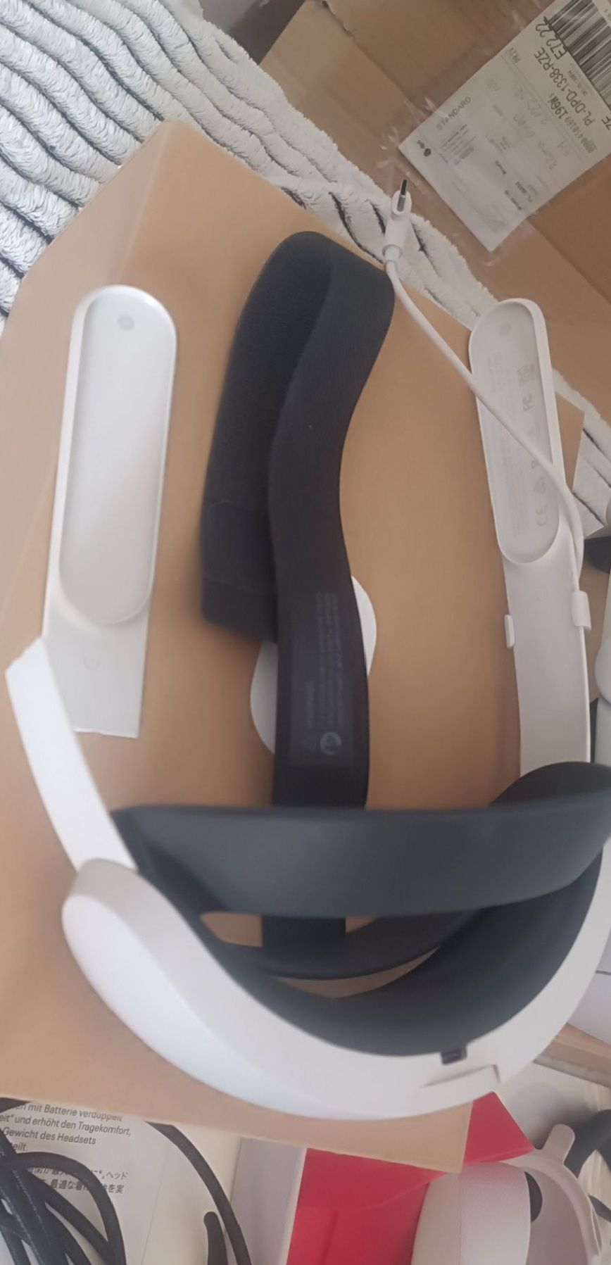 Oculus Quest 2+link+ pasek kiwi+Elite Strap z baterią+akcesoria
