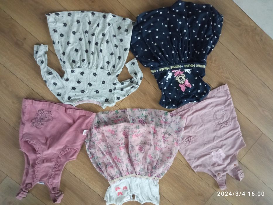 Paka sukienka dziewczęca r. 92 do 98 5 szt.