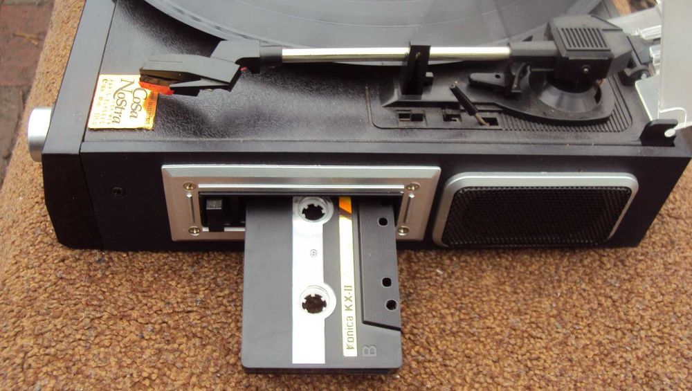 Виниловый проигрыватель TECHNAXX + USB SD + TAPE кассета + радио FM