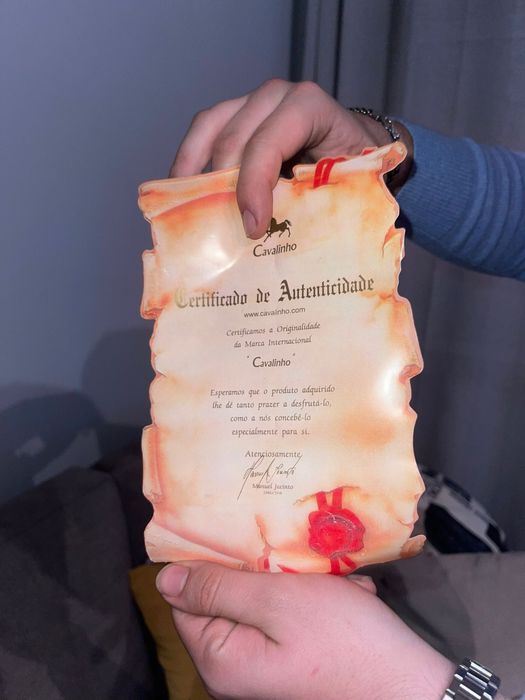Mala Cavalinho nova com certificado de autenticidade