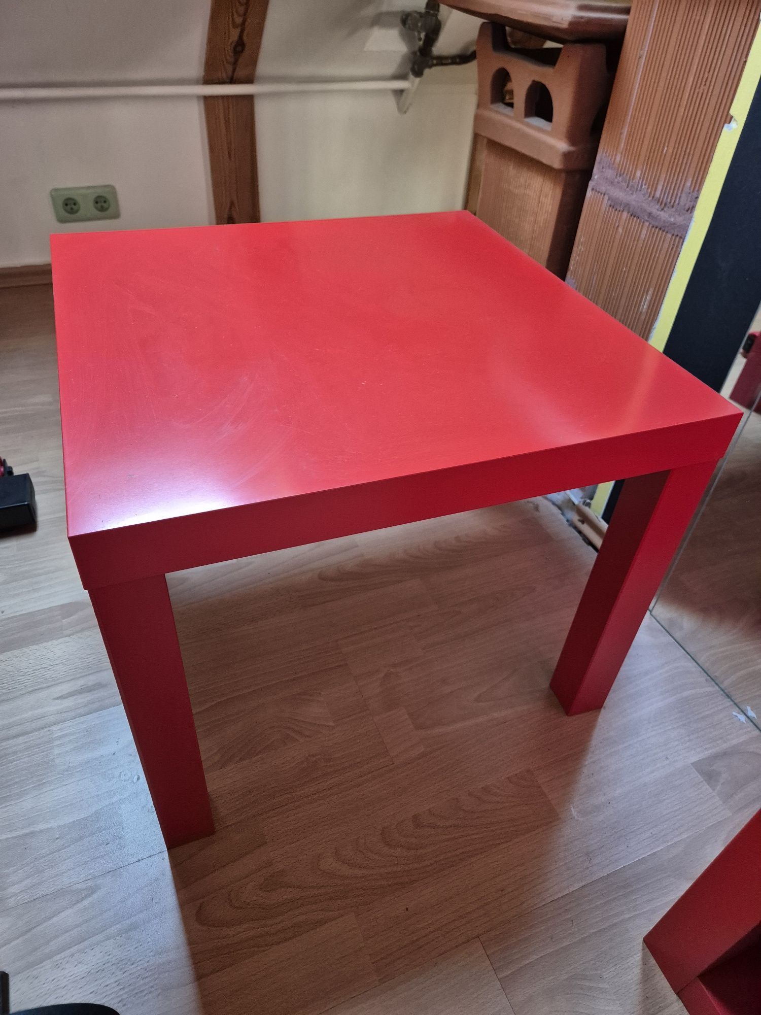 Stolik lack ikea czerwony