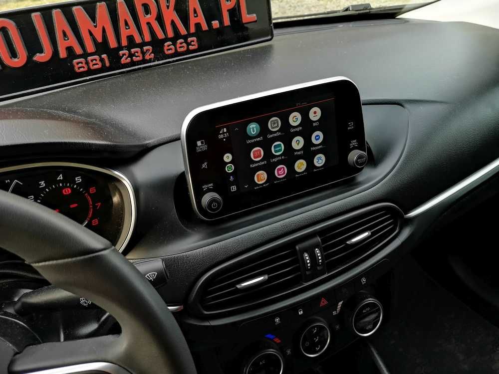 Tipo CARPLAY AndroidAuto na fabrycznym ekranie Fiat Uconnect tablet 7"