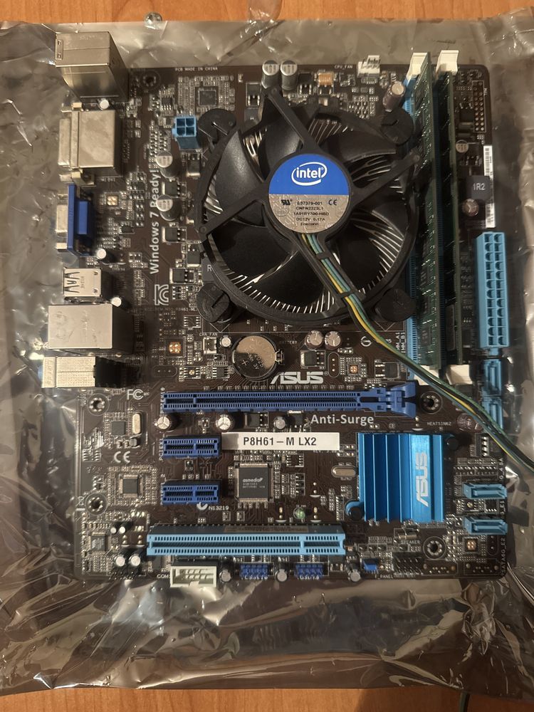 Płyta główna P8H61-M LX2 + 8 Gb RAM + Procesor