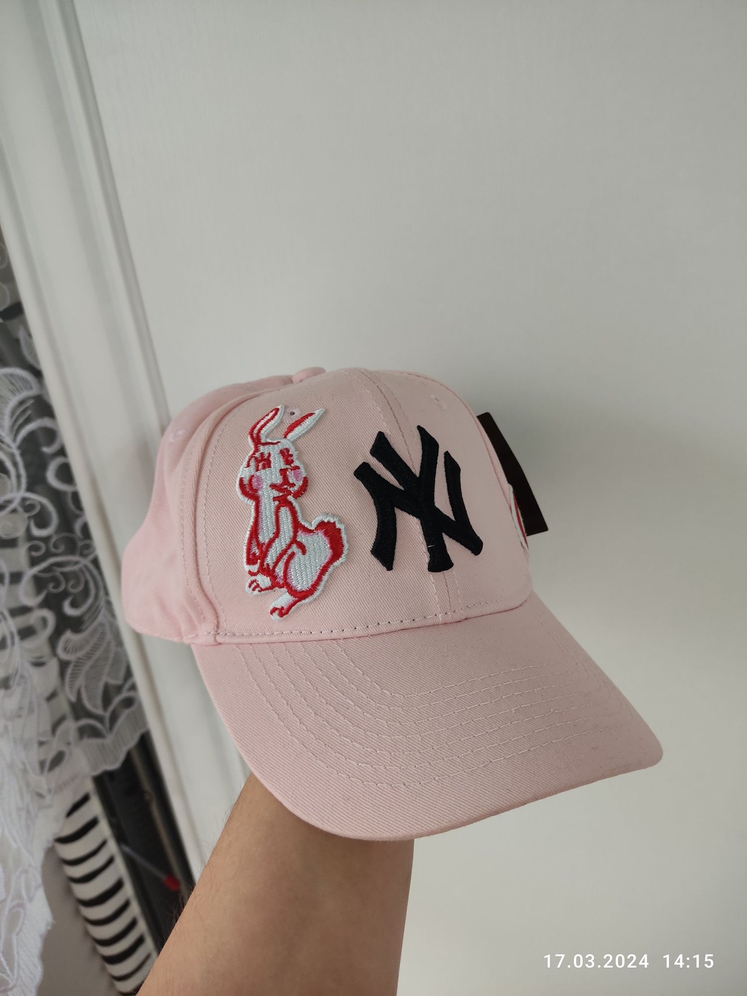 New York Yankees x Gucci bunny czapka z daszkiem new era