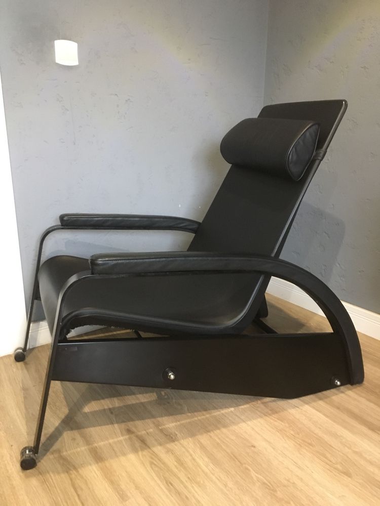 Grand Repos Lounge Chair design Jean Prouve for Tecta fotel vintage